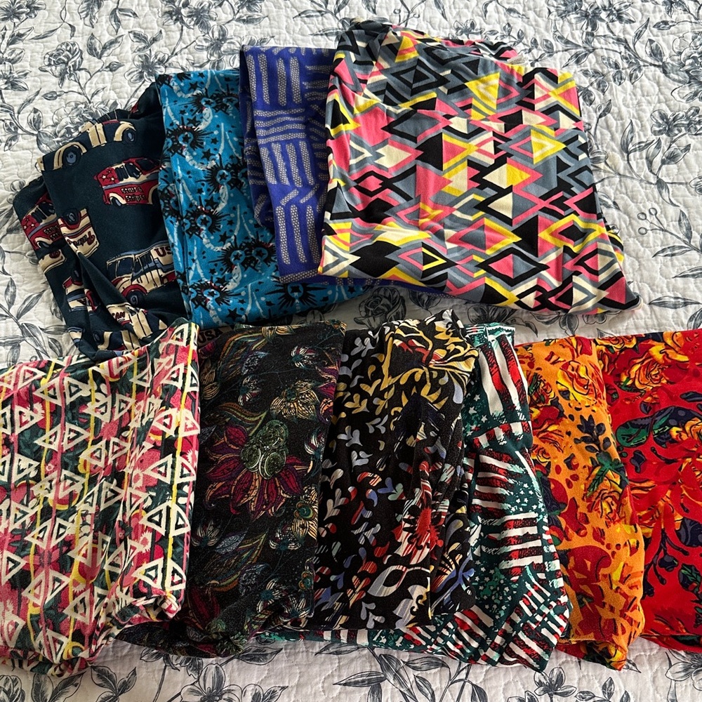 LuLaRoe Vibrant Patterned Leggings Collection